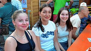 Bild : Reges Treiben beim Stadtfest am Samstagabend und Sonntagmorgen