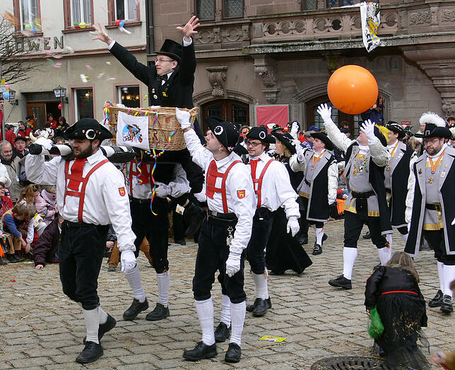 Die Narren aus Sigmaringen.
