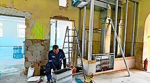 Für die Klassenzimmer im alten Schulhaus in Schonach gibt es künftig eine Be- und Entlüftungsanlage. Foto: Christel Börsig-Kienzler
