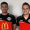 Zurück beim FC Wallbach: Sportchef Matthias Wenk (rechts) freut sich über die Rückkehr des ehemaligen Jugendspielers Angelo Podda, der ...