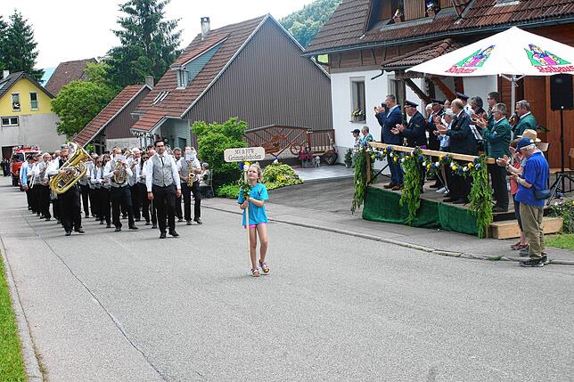 Bild 44: Bilder vom Bezirksmusikfest mit Umzug in Lausheim