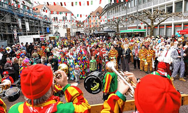 Bild 18: So bunt war der Rathaussturm in Radolfzell