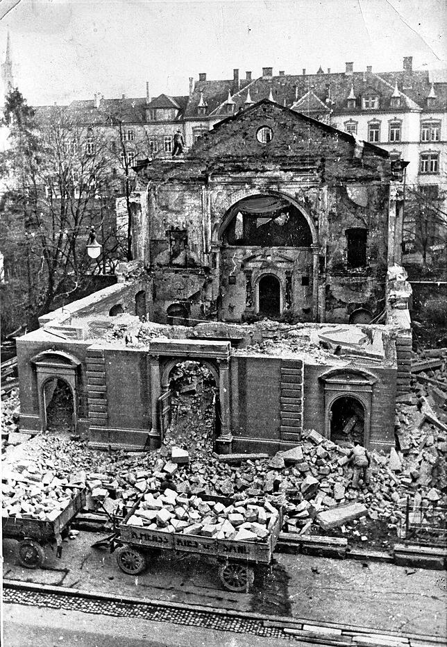 Von den Nazis gesprengt: In der Reichsprogromnacht ist die Synagoge in Konstanz zerstört worden.