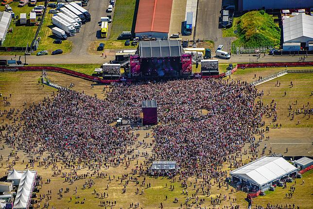 Bild 7: Beeindruckende Luftaufnahmen vom Southside-Festival 2025