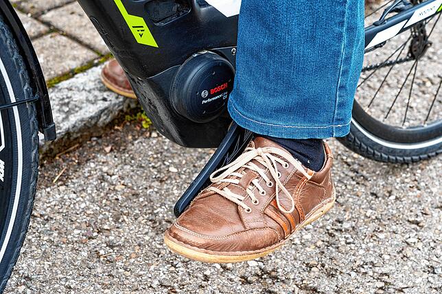 Der E-Motor hilft Gerhard Bucher aus Brigachtal, schneller voranzukommen und somit auch längere und anstrengendere Distanzen leicht zu ...