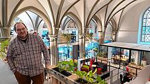 Moritz Meidert und seine Mitstreiter haben aus der einstigen Kirche St. Johann einen modernen Arbeitsort gemacht, in dem immer wieder ...
