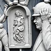 Beim Tunnelanstich bringen die Ingenieure auch ein Bild der Heiligen Barbara mit – Patronin der Bergleute
