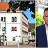 Seit September ist Manuel Kern Bürgermeister in Krauchenwies. Der Stadtverwaltung (im Bild das Rathaus) fehlt damit derzeit ein ...