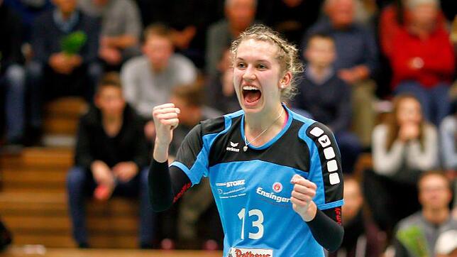 Matchwinnerin: Larissa Claaßen hatte mit mehreren Aufschlagserien großen Anteil daran, dass die Villingerinnen gegen Wiesbaden noch die ...