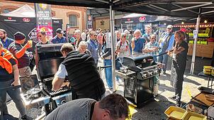 Bei den Bell BBQ-Single-Masters wird öffentlich um die Wette gegrillt. Foto: Bell BBQ