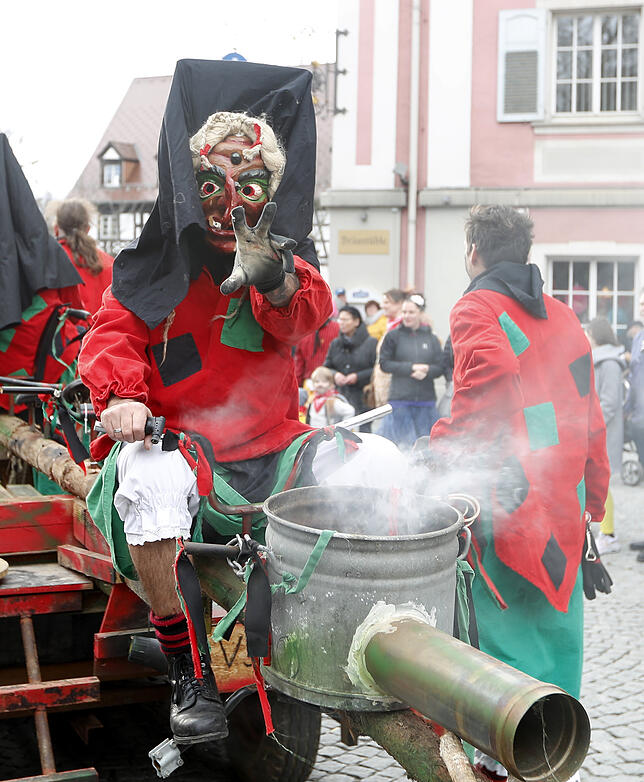 Bild 11: Bilder vom Fasnachtssonntag in Donaueschingen (Teil 1)