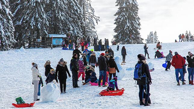 Der Feldberg wurde am vergangenen Sonntag regelrecht gestürmt. Vor allem Familien kamen zum Schlittenfahren. Der Bürgermeister der ...