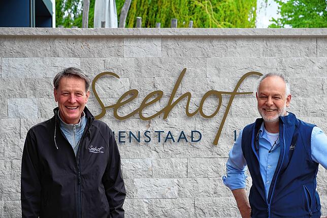 Frank und Jürgen Hallerbach planen, den Seehof am 28. Mai zu öffnen.