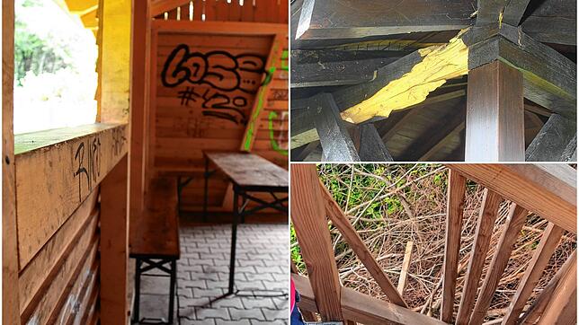Vandalismus an öffentliche Plätzen, oftmals an Grill- und Schutzhütten, ist nicht selten. Betroffen waren unter anderem bereits die ...