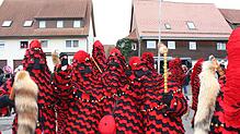 Die rot-schwarzen Gesellen werden in den nächsten Tagen eine tolle Dorffasnet in Hochemmingen gestalten.