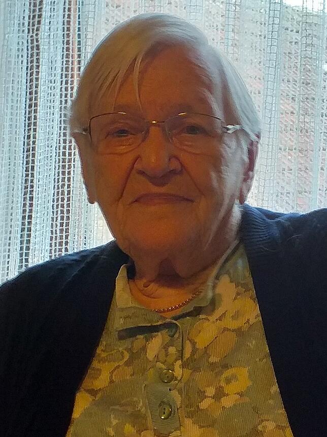 80 Jahre später &ndash; Lucia Linsin mit 96: Sie freut sich über den Frieden und auf ihren nächsten Geburtstag.