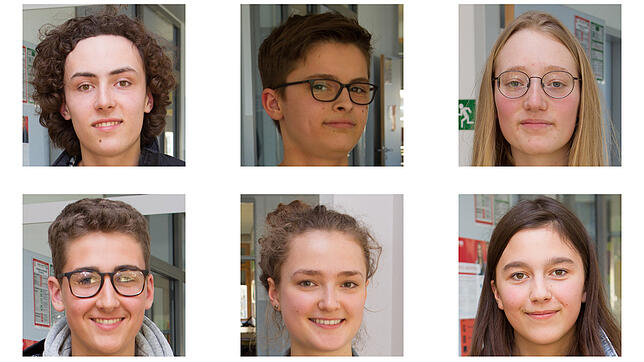 Sie begründen, warum sie fürs Klima die Schule schwänzen: Max Fesel, Paul Eutebach, Zoe Blumberg, Simon Winter, Jelena Anslik und ...
