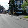 In der Ortsdurchfahrt von Untersiggingen ist die L204 voll gesperrt. Die Zufahrt zur Tankstelle ist jedoch frei. Bild: Wolf-Dieter Guip