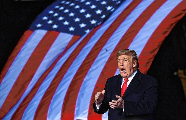 Die aufgeregten Zeiten sind vorbei: Donald Trump bei einem Auftritt.