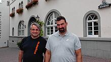 Martin Mehne (links) und Christopher Epple sind die Neuen bei den Freien Wählern im Gemeinderat. Sie wollen ihre Perspektive als ...