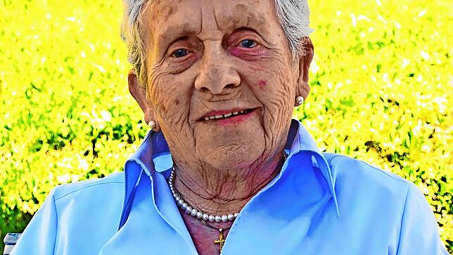 Hedwig Hermann feierte ihren 100.  Geburtstag. Foto: Stefan Heimpel