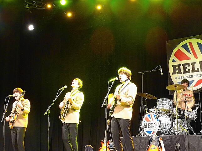 Die Beatles Tribute Band Help war am vergangenen Freitag im Gloria Theater in Bad Säckingen aufgetreten.