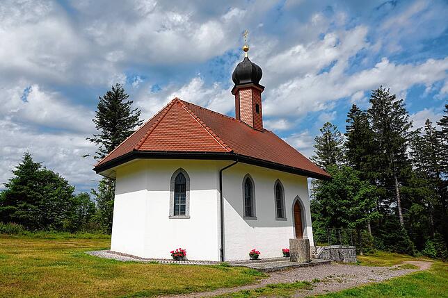 Die Ödland-Kapelle oberhalb Herrischried.