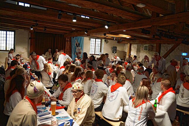 Zahlreiche Mitglieder kamen zur Hauptversammlung der Narro-Zunft Waldshut.