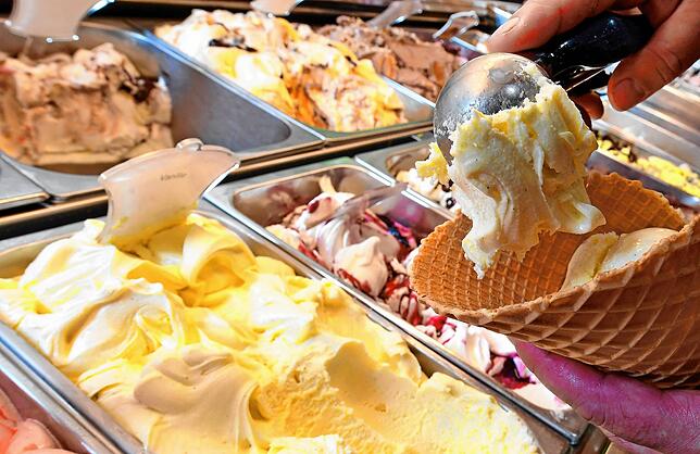 Cremige Eiscreme: Die Schweizer Marke Mövenpick war 1980 noch nicht in Deutschland erhältlich.