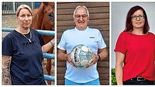 Voller Einsatz für die Gemeinschaft: Sandra Krügle, Winfried Hauser und Heike Hartmann (von links) bringen sich für ein lebenswertes ...