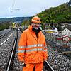 Der Projektleiter der Brückensanierung: Jakob Riediker ist Fachmann für die Eisenbahn-Bauwerke bei der SBB und auch verantwortlich für ...