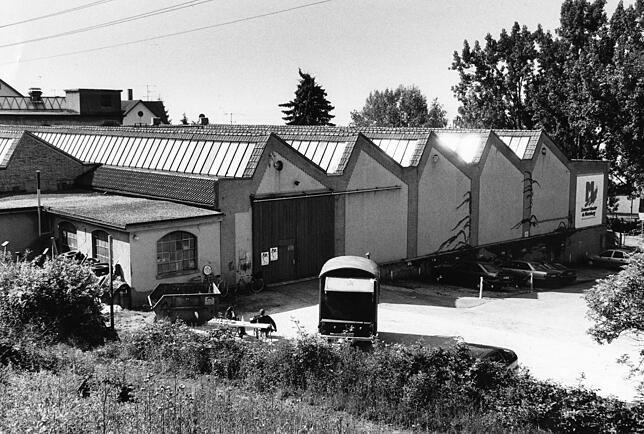 So sah das Hämmerle-Areal vor dem Abriss der Fabrik aus.