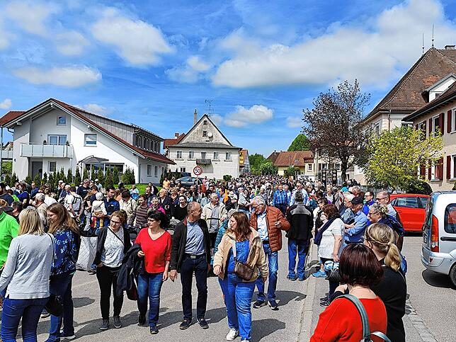 Bild 29: Bilder vom Jubiläumsumzug des Musikvereins Liggersdorf im Rahmen des Bezirksmusikfestes