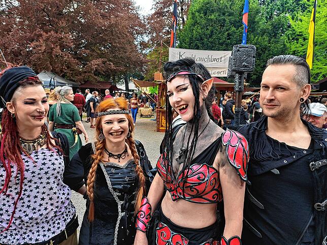 Bild 1: So bunt ist das Mittelalterliche Spectaculum in Bad Säckingen (2)