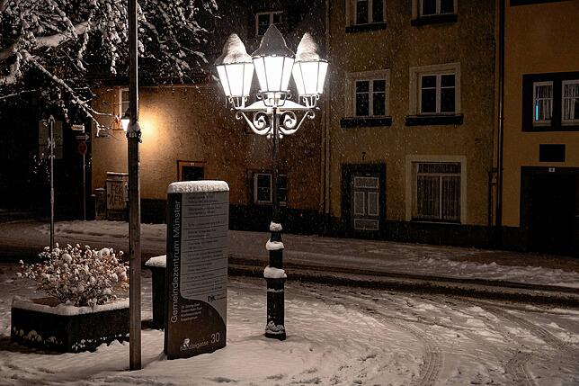 Bild 5: Besondere Eindrücke: Winternacht in Villingen