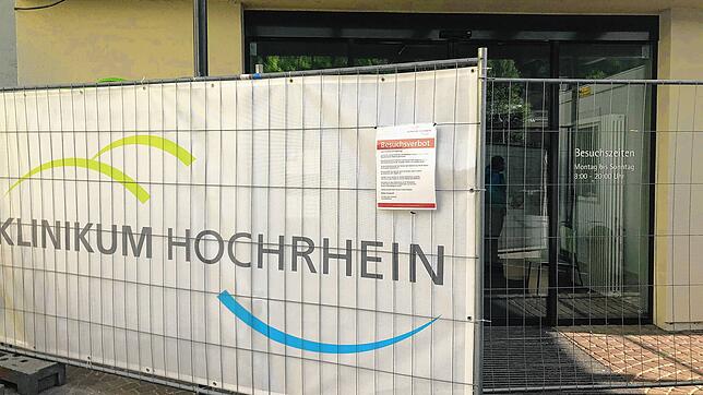 Das Klinikum Hochrhein hält das Besuchsverbot weiterhin aufrecht.