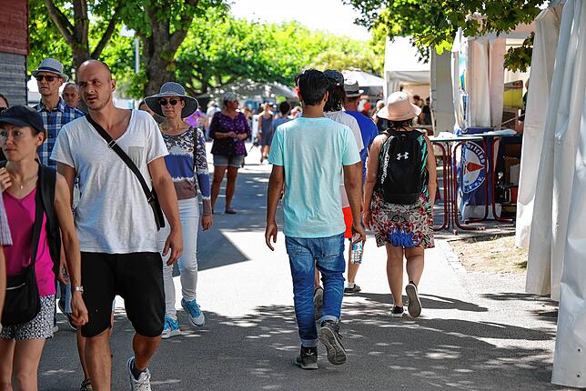 Bild 20: Bilder vom Festbetrieb auf der Promenade beim Hausherrenfest