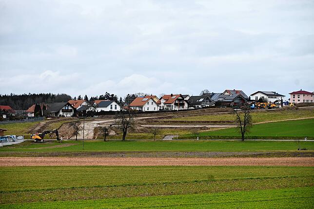So sah das Baugebiet am Rand von Liggersdorf im Februar 2024 aus.