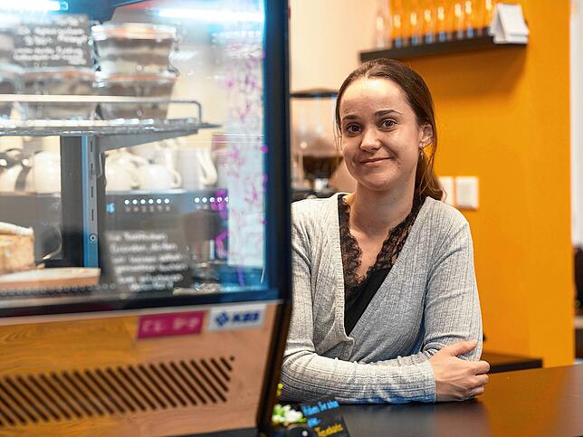Maria Arnaldos betreibt das &bdquo;The Secret Café&ldquo; in der Möttelistraße.