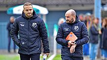Nach dreieinhalb Jahren endet die Zeit für Benjamin Gallmann (rechts) als Cheftrainer der DJK Donaueschingen. Co-Trainer Jonas Schwer ...