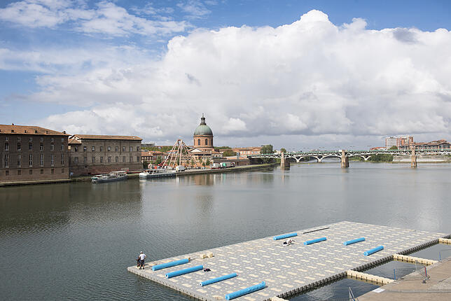 Das Herz von Toulouse liegt an einer rechtwinkligen Biegung der Garonne. Sand und Kies für den Bau der Stadt wurden hier dem Fluss ...