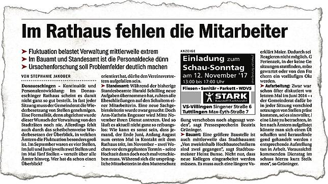 Seit eineinhalb Jahren ist die Personalsituation im Rathaus immer wieder Thema.