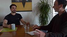 Choreograf und Tänzer Matthias Kass im Gespräch mit SÜDKURIER-Mitarbeiter Jörg Büsche.
