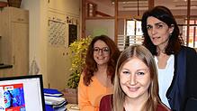 Selina Straub (vorn), Marita Moosmann (rechts) und Birgit Kuttruff haben ein spannendes &bdquo;KuTipp&ldquo;-Programm erstellt. Es gibt ...