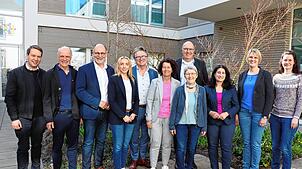 Der Arbeitskreis Soziales, Gesundheit und Integration der Grünen Landtagsfraktion tagte kürzlich in Singen (von links): Die ...