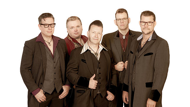 Pettycoat und Lederjacke bei der Rock&lsquo;n&lsquo;Roll City-JamboreeDonaueschingen, verschiedene Lokale in der Innenstadt, 5. bis 7. ...