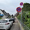 Die Jahnstraße wurde während des Elisabethenmarktes zur Umleitung umgewidmet. Wer dort trotz Verbotsschildes sein Auto abstellte, ...