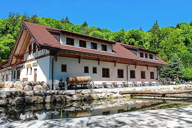 Die Talscheine der Lochmühle in Eigeltingen ist nur eine von vielen Möglichkeiten auf dem Freizeitgelände zu heiraten. Hier stehen ...