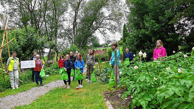 Finanzielle Anerkennung: Das Konzept des Schulgartens überzeugte eine Fachjury bereits im Schuljahr 2018/19. Nun erhielt die Schule ...