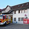Seit 125 Jahren immer einsatzbereit – die Abteilung Wallbach der Freiwilligen Feuerwehr Bad Säckingen – das Bild zeigt die Feuerwache in ...